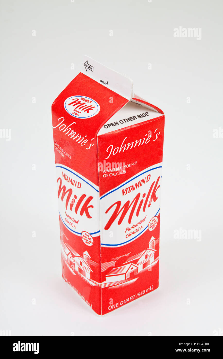 Milk Carton Stock Photo