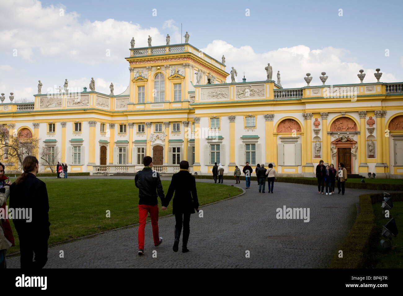 Wilanow Palace, Warsaw Poland. Stock Photo
