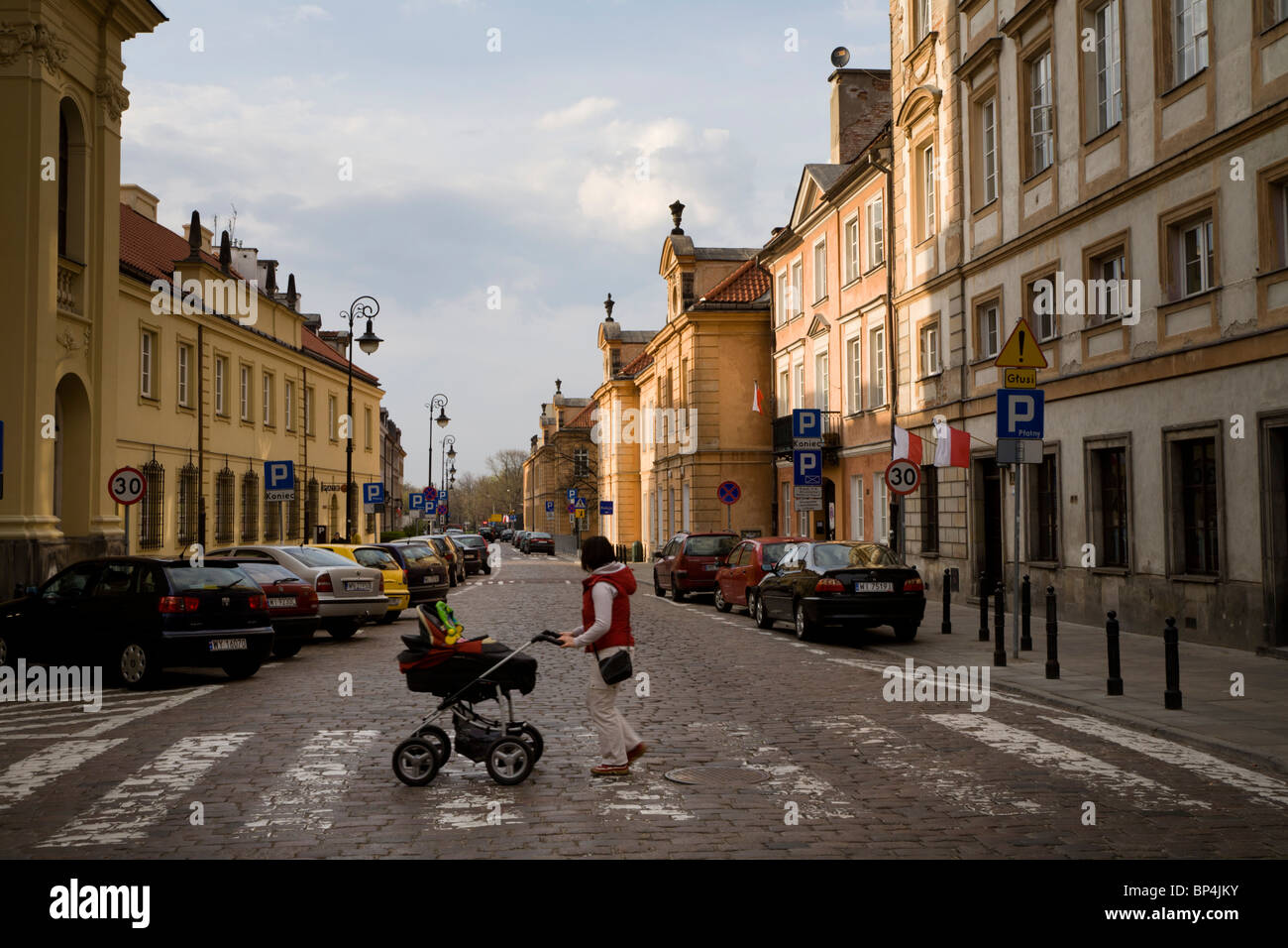 New Town, Warsaw Poland Stock Photo