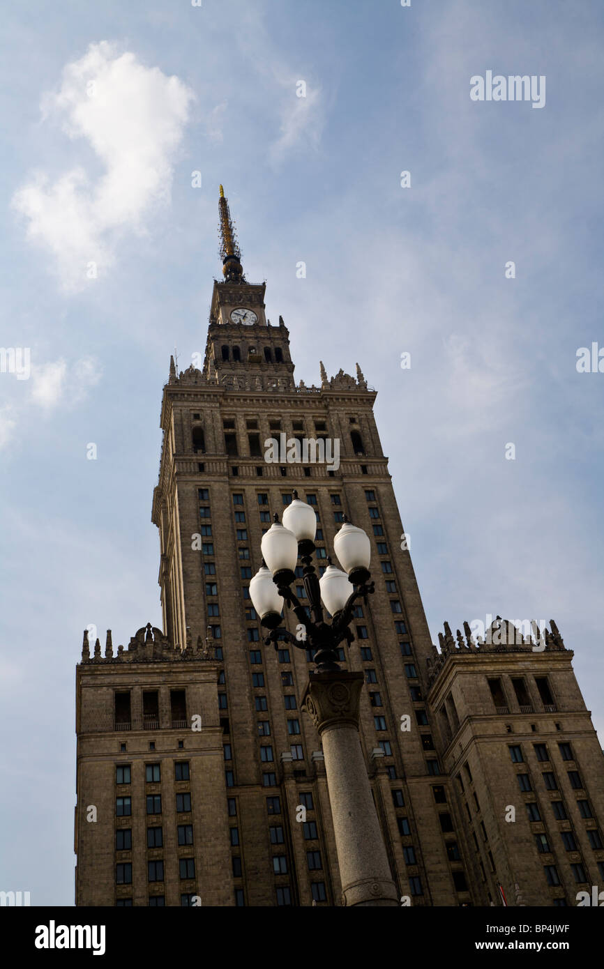 Palace of Culture and Science, Warsaw Poland. Stock Photo