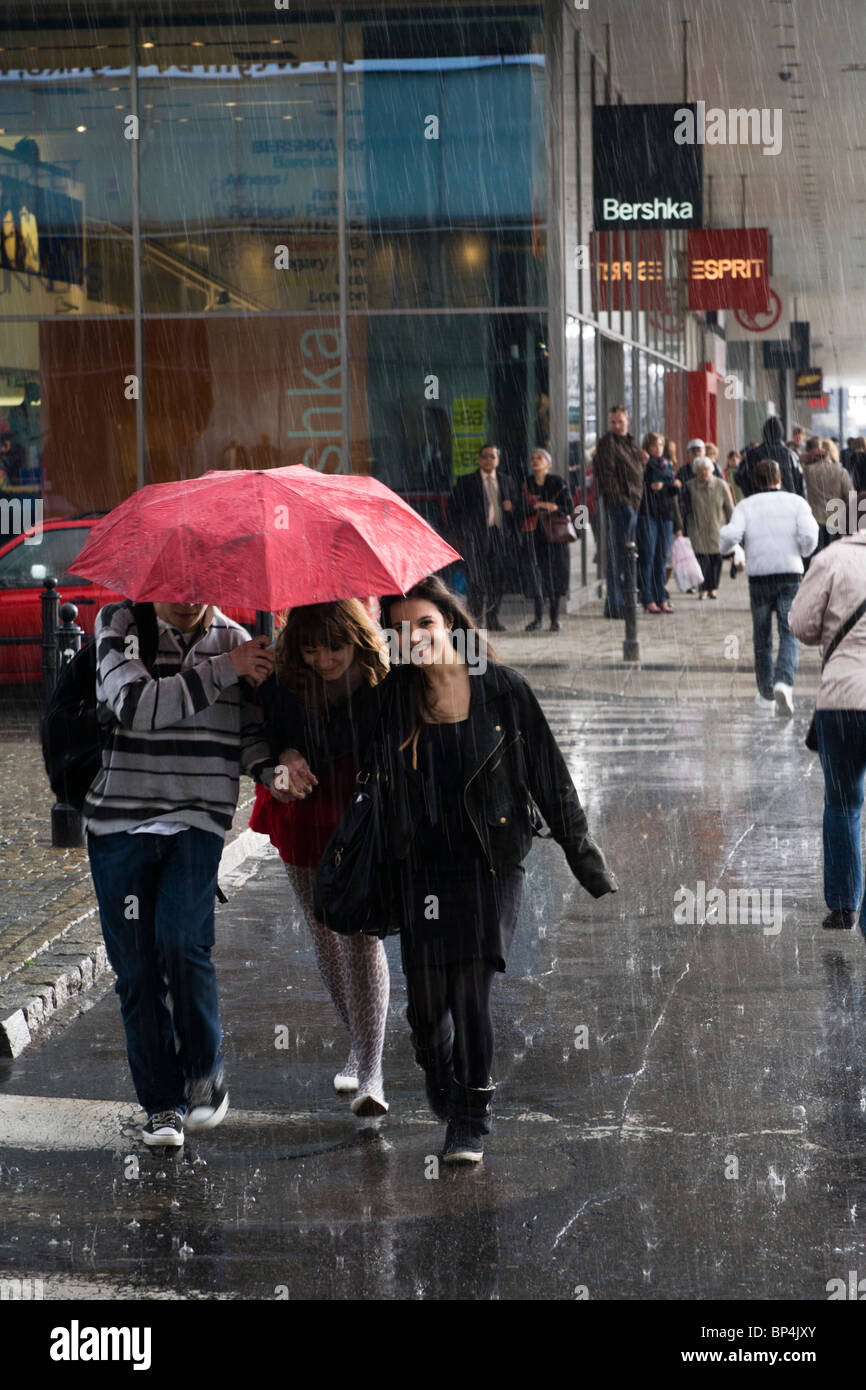 Warsaw umbrella hi-res stock photography and images - Alamy