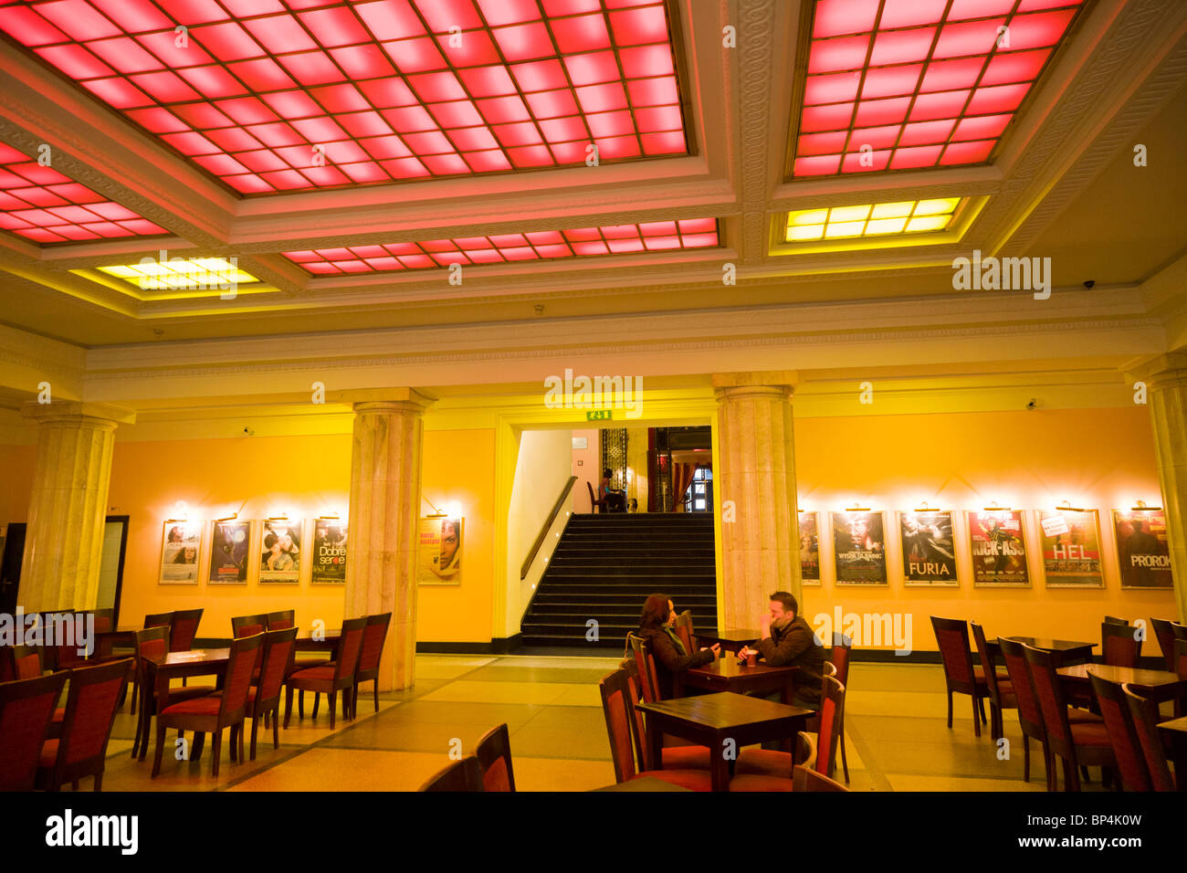 Cinema 'Kinoteka' at The Palace of Culture and Science, Warsaw Poland. Stock Photo