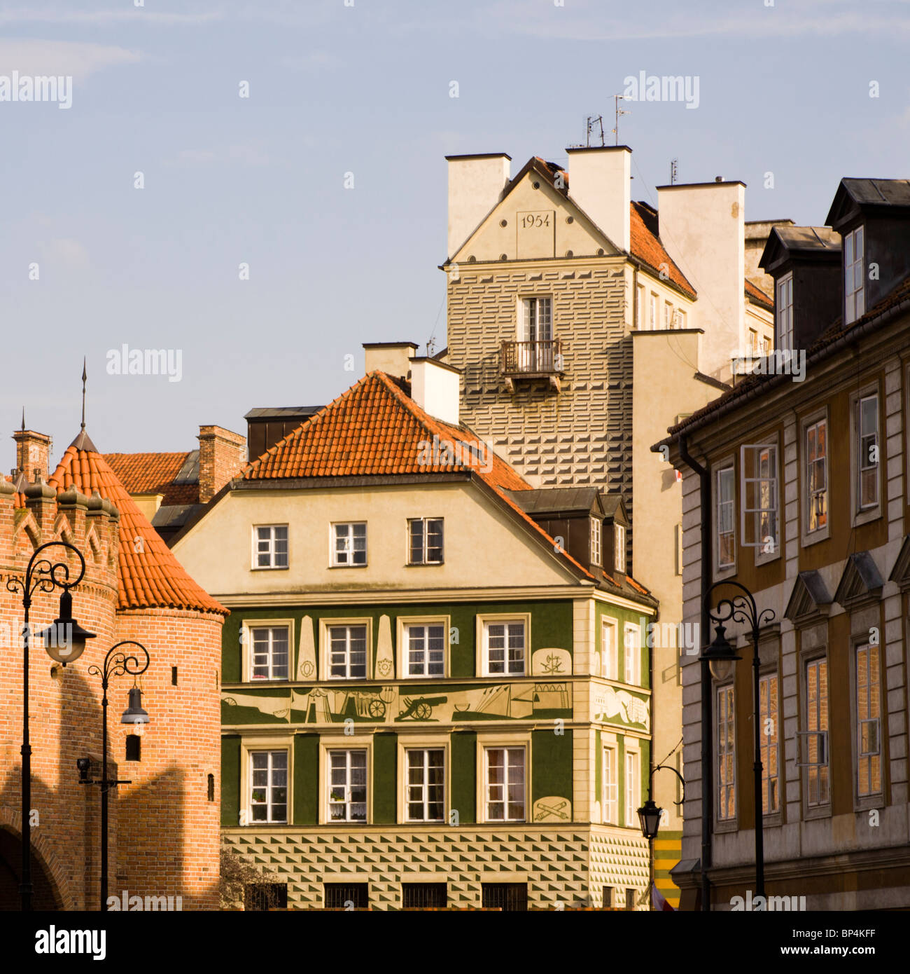 New Town, Warsaw Poland Stock Photo