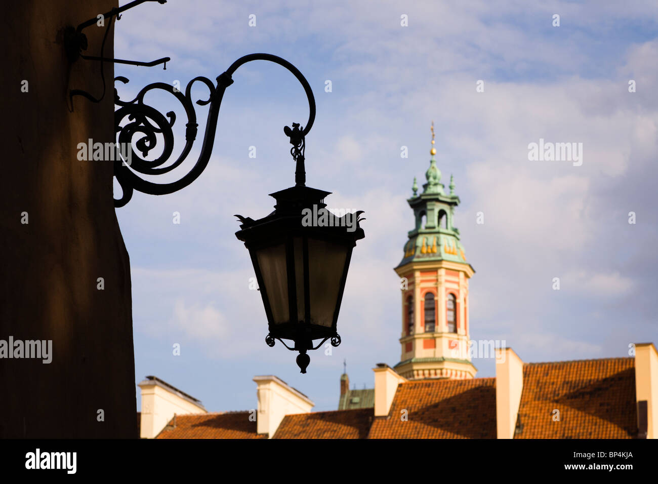 Old Town Market Place, Warsaw Poland. Stock Photo