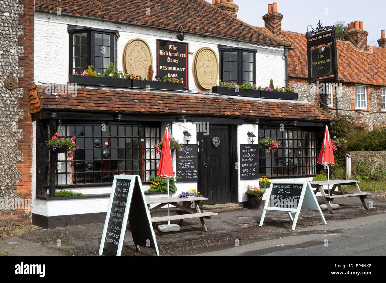 Brickmakers Arms public house, a local rural village pub in Wheeler End