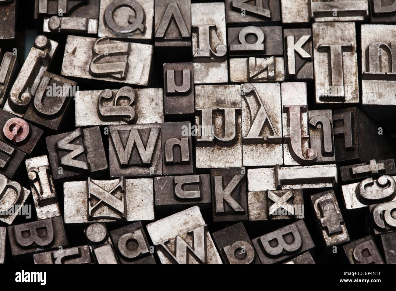 random printers letters Stock Photo - Alamy