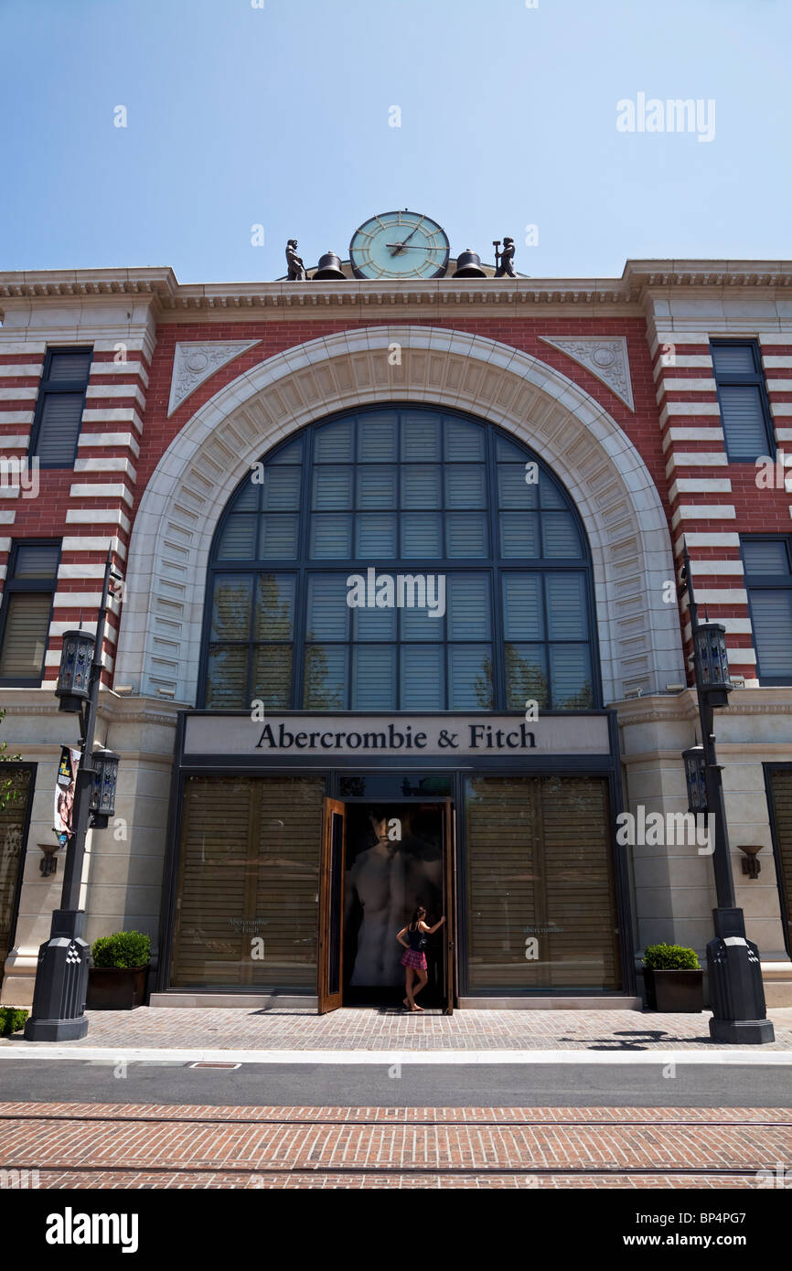 Abercrombie and Fitch store in Los Angeles, California, USA. Stock Photo