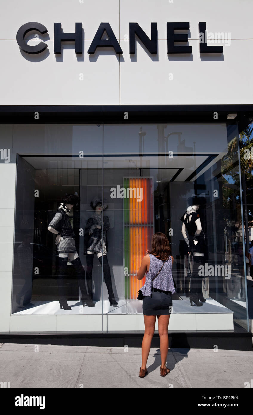 Chanel store on Rodeo Drive, Los Angeles, California, USA Stock Photo -  Alamy