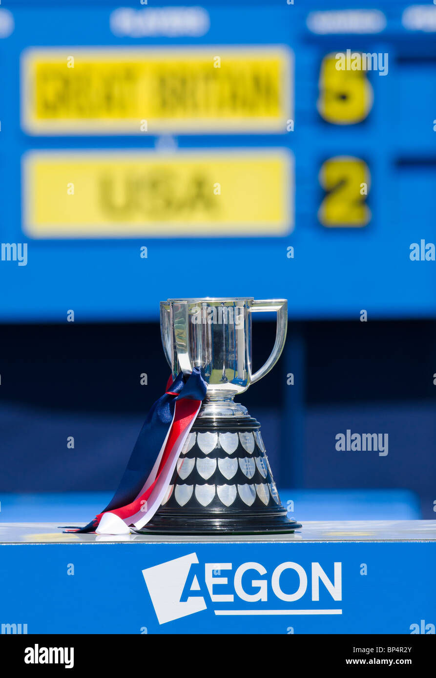 Maureen Connolly Challenge Trophy Great Britain V  USA. Stock Photo