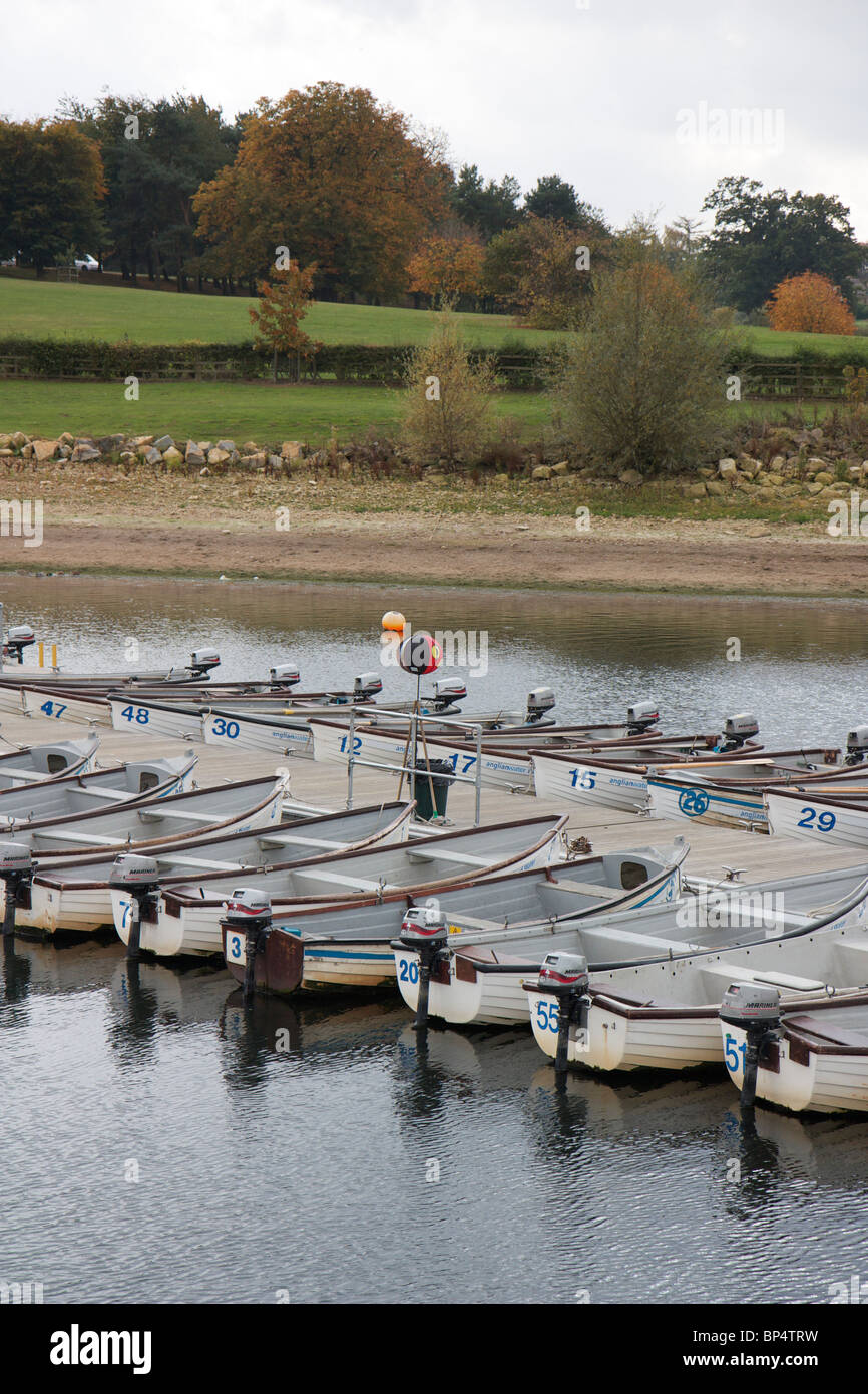 Fishing boat rutland water rutland hires stock photography and images