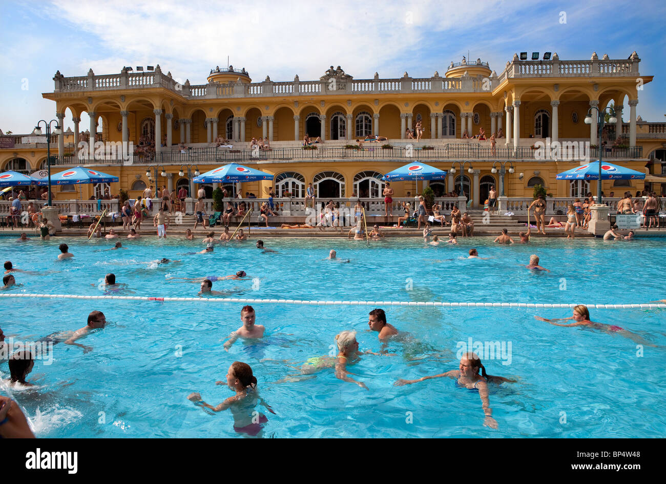 Széchenyi Thermal Baths, Budapest, Hungary Stock Photo Alamy
