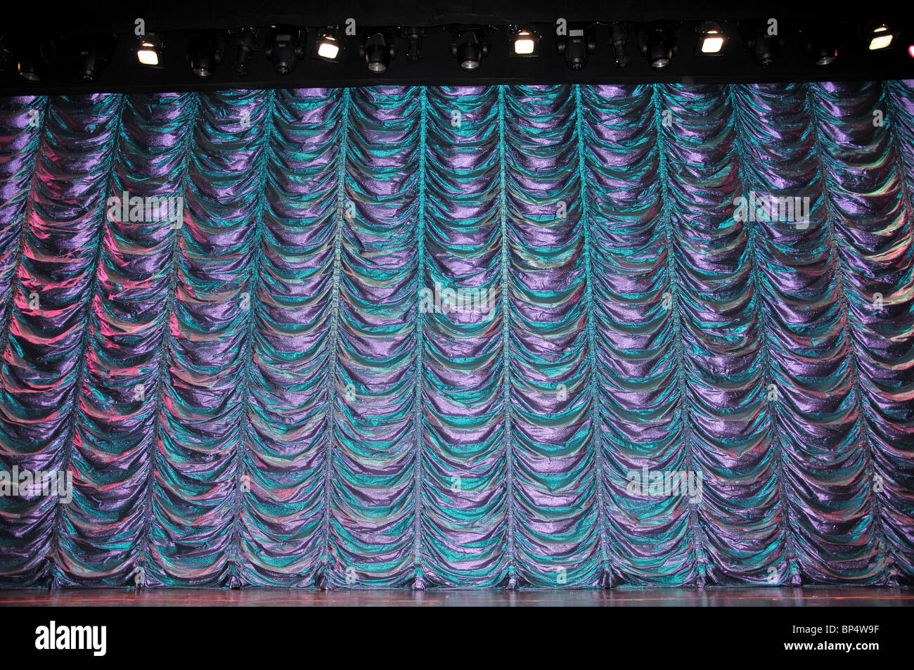 Grand drape in The Theatre, Royal Caribbean 'Jewel of the Seas' Cruise
