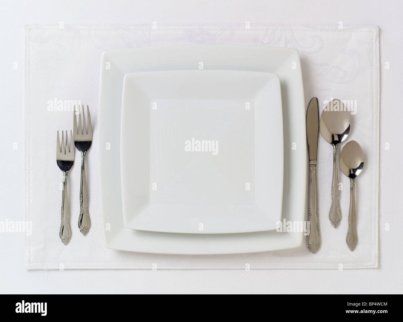 Elegant tablesetting Stock Photo