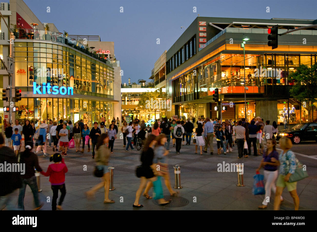Santa monica place shopping mall hi-res stock photography and images - Alamy