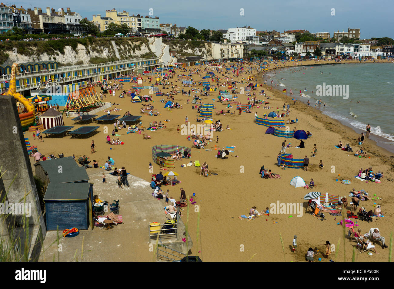 Viking Bay Broadstairs on a summers day Stock Photo Alamy