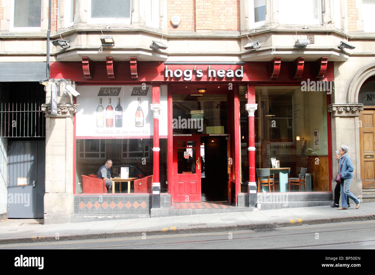 The Hog's Head Nottingham Stock Photo Alamy