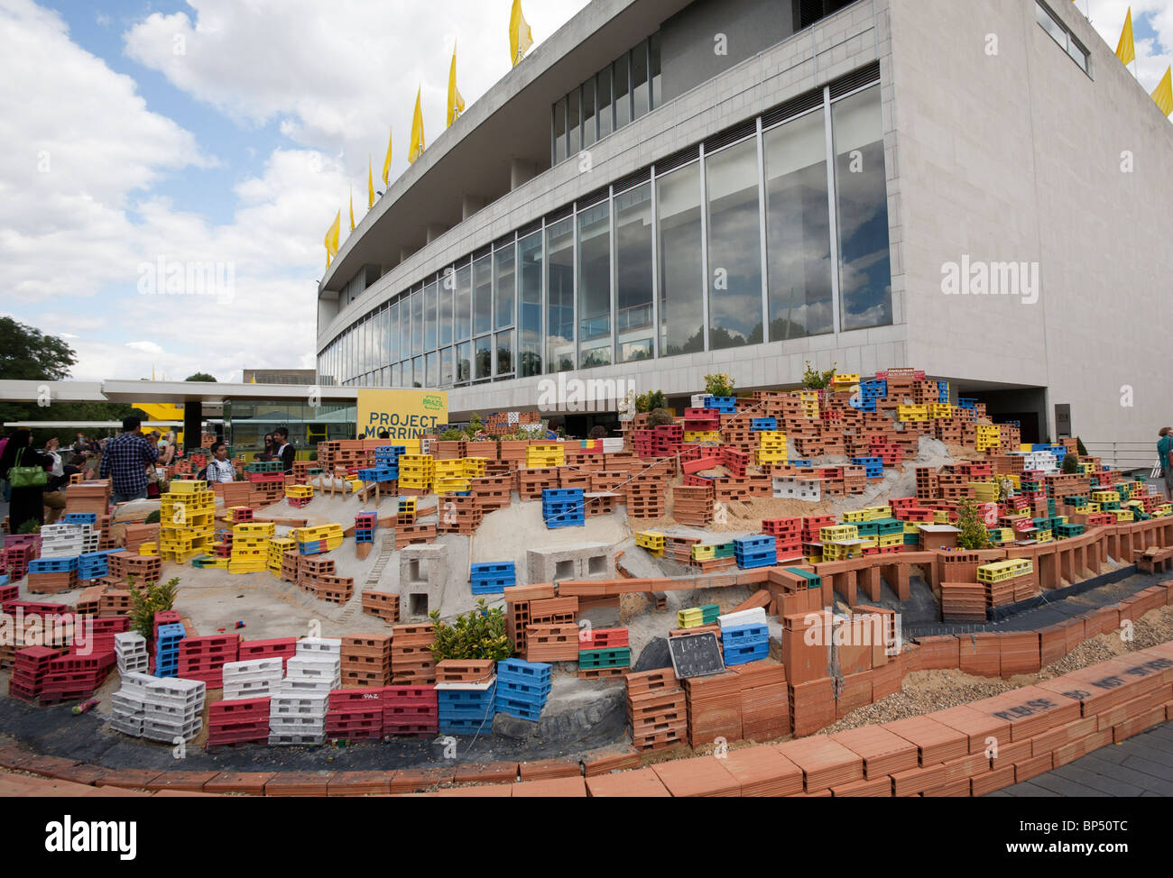 Brazilian Project Morrinho exhibition at  the Royal Festival Hall, London, GB UK Stock Photo