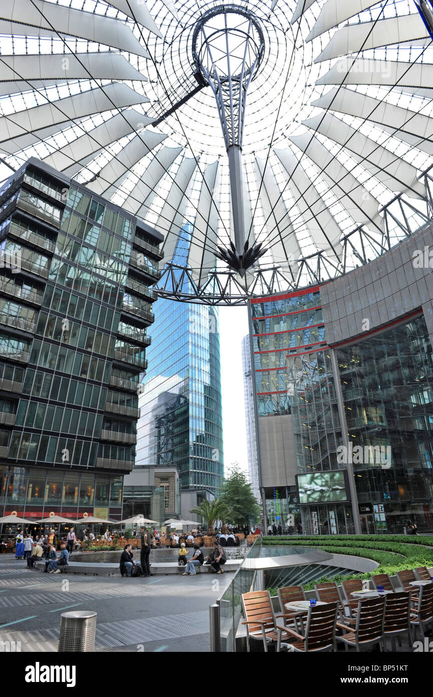 Sony Centre Potsdamer Platz Berlin Germany Deutschland Europe Stock Photo