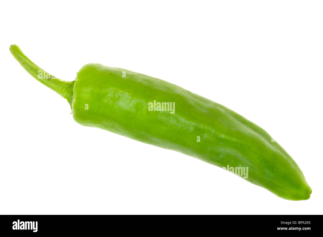 Green Chili Pepper Stock Photo Alamy