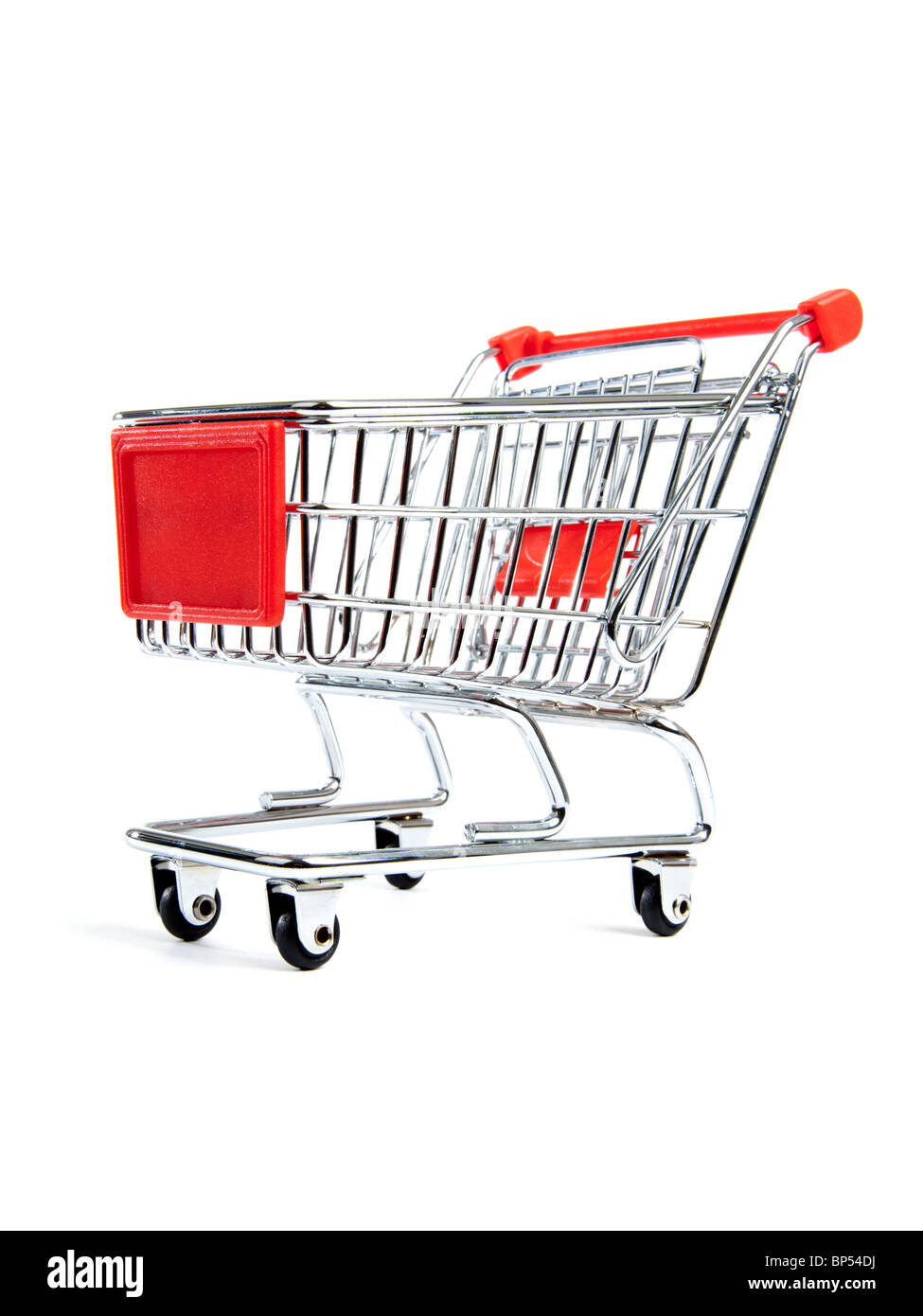 shopping cart isolated on white Stock Photo