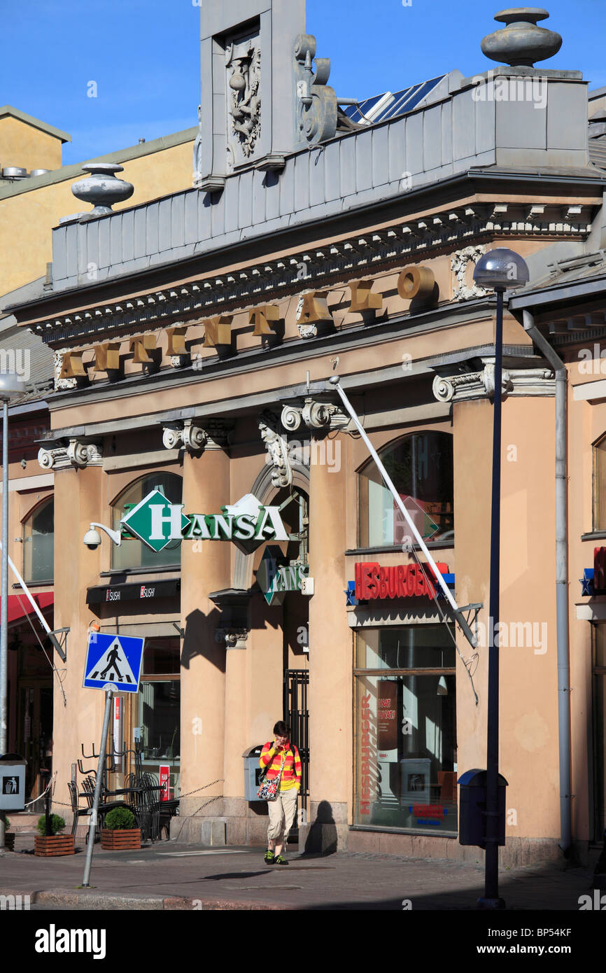 Finland, Turku, Hansa Shopping Arcade, Stock Photo