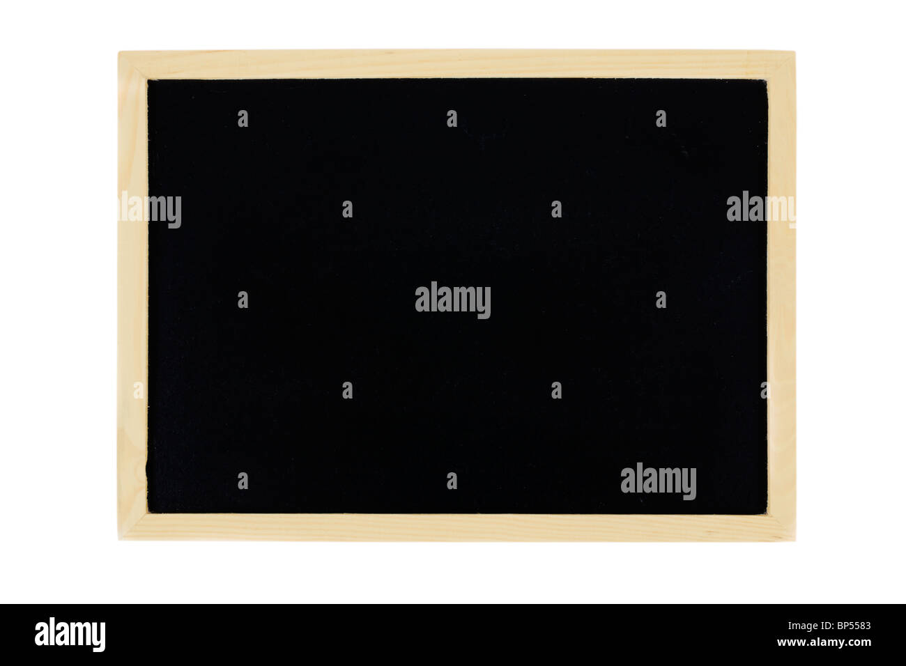 A blank blackboard for your message. Stock Photo