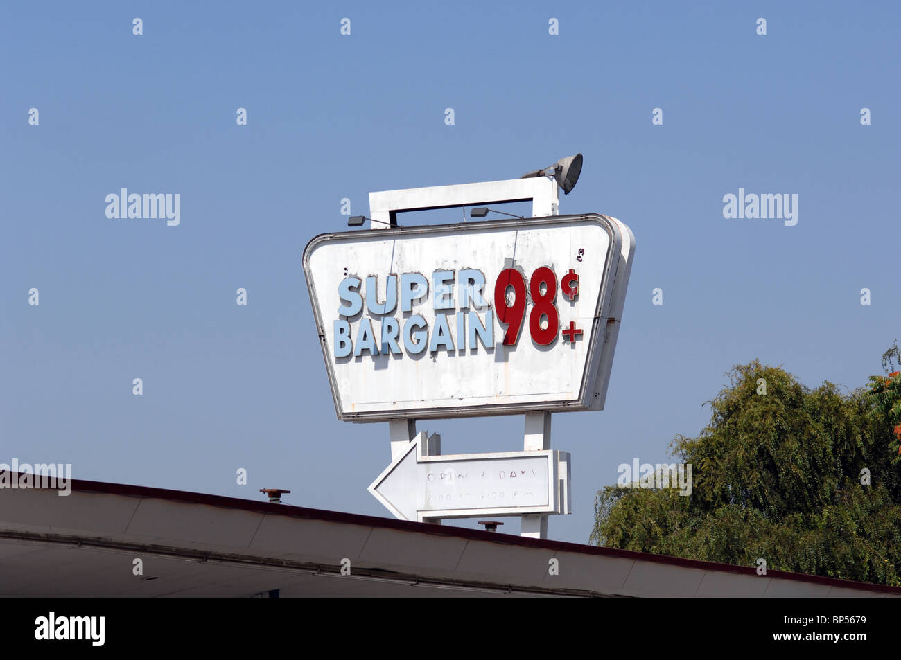 Super Bargain 98 cent store / 99 cent store, Norwalk, California Stock