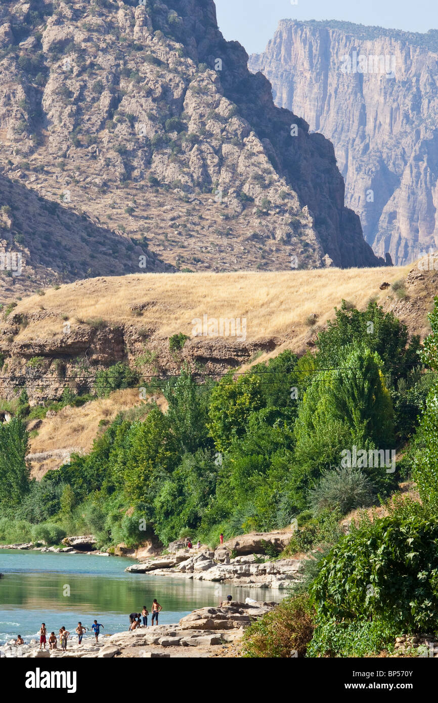 Scenery near Dohuk, Kurdistan, Iraq Stock Photo
