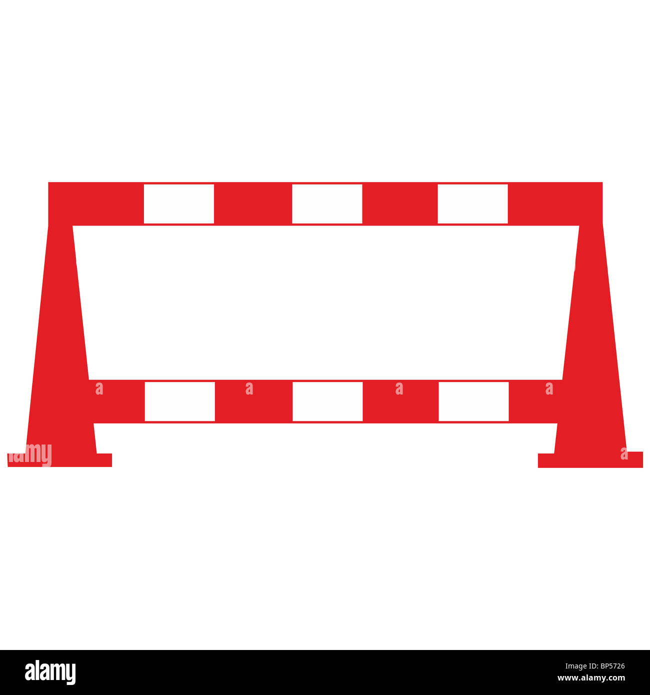 Pedestrian safety barriers Cut Out Stock Images & Pictures Alamy