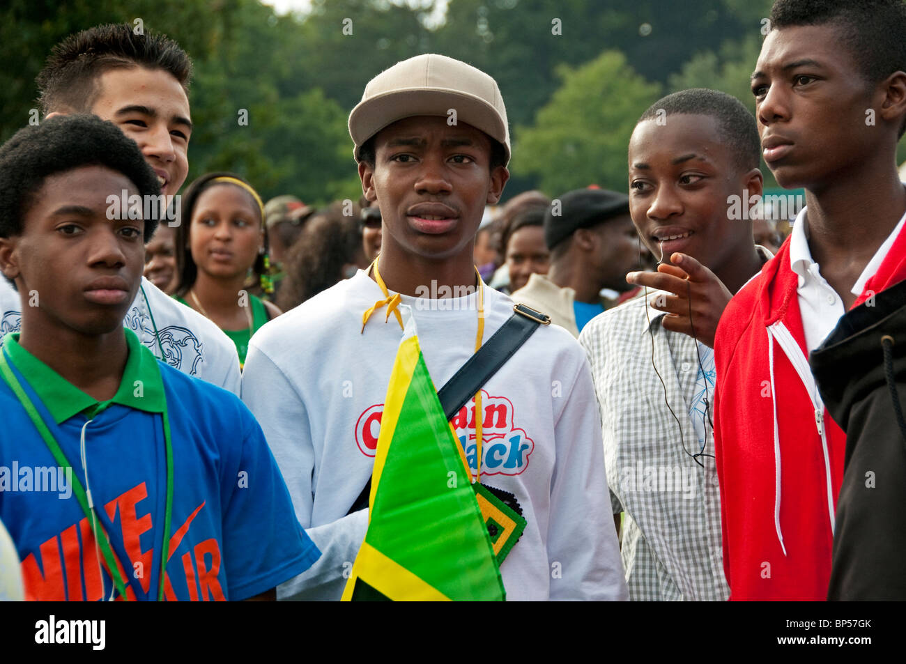 group of jamaican people