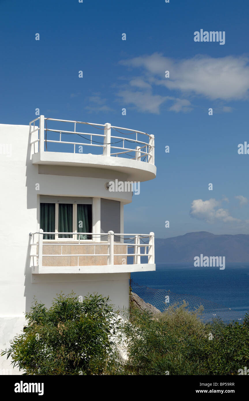 Mediterranean sea balcony hi-res stock photography and images - Alamy