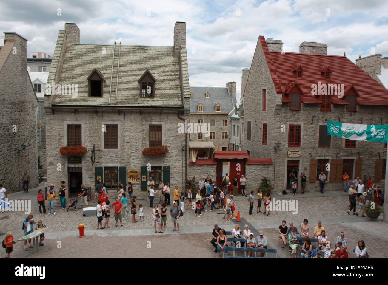 Old city center, Quebec, Canada Stock Photo