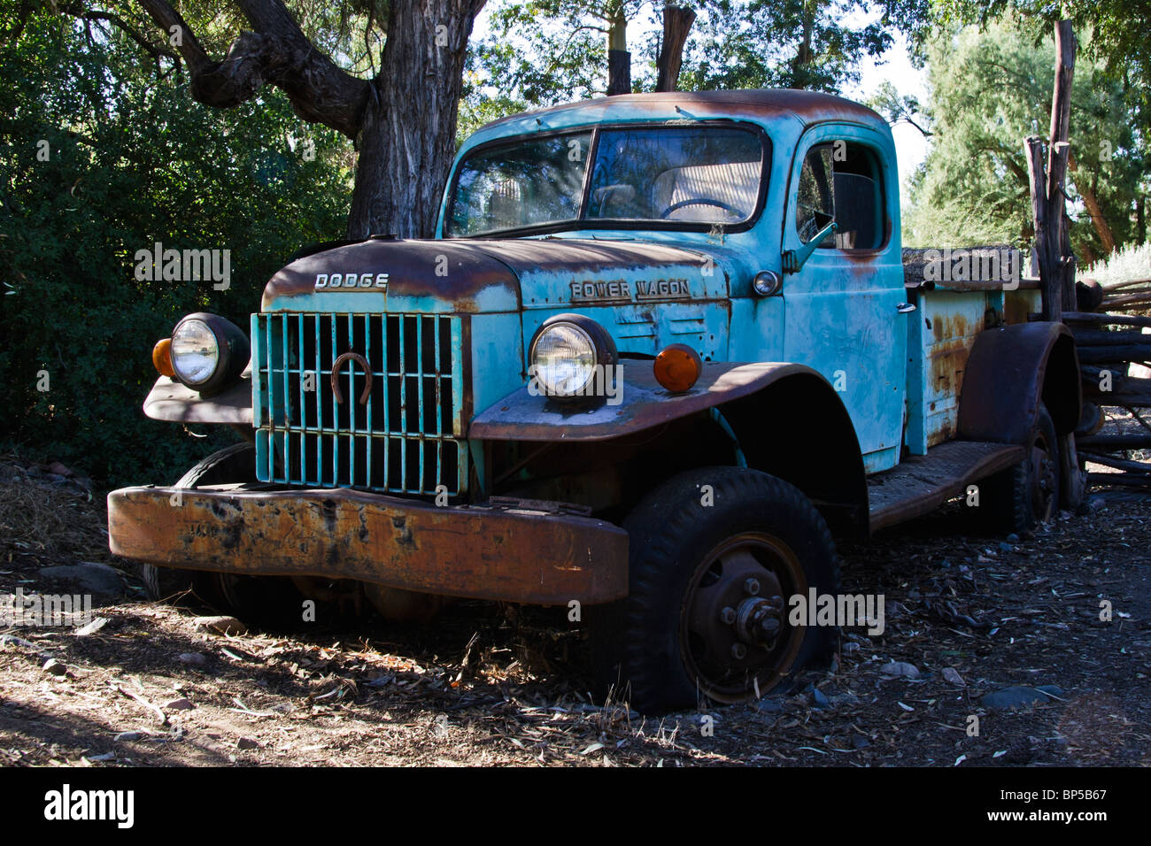 Old 4x4 Dodge Power Wagon Pickup Stock Photo Alamy