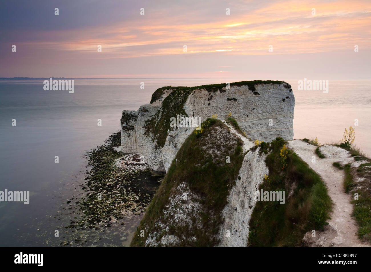 Old Harry Rocks at Dawn on Dorset's Jurassic Coast close to Poole, Uk ...