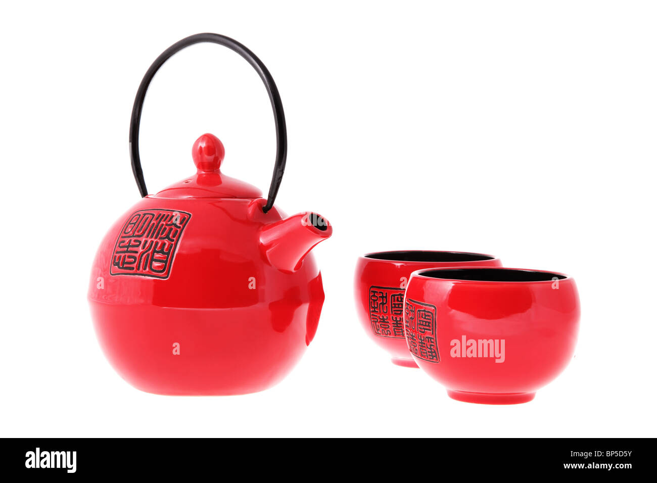 Chinese tea ceremony nobody red Cut Out Stock Images & Pictures - Alamy