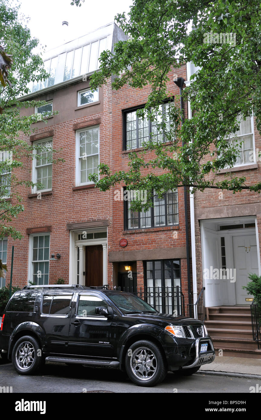 The narrowest house in New York City, USA Stock Photo Alamy