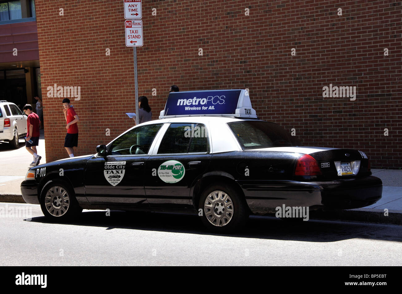 Taxi, Philadelphia, Pennsylvania, USA Stock Photo