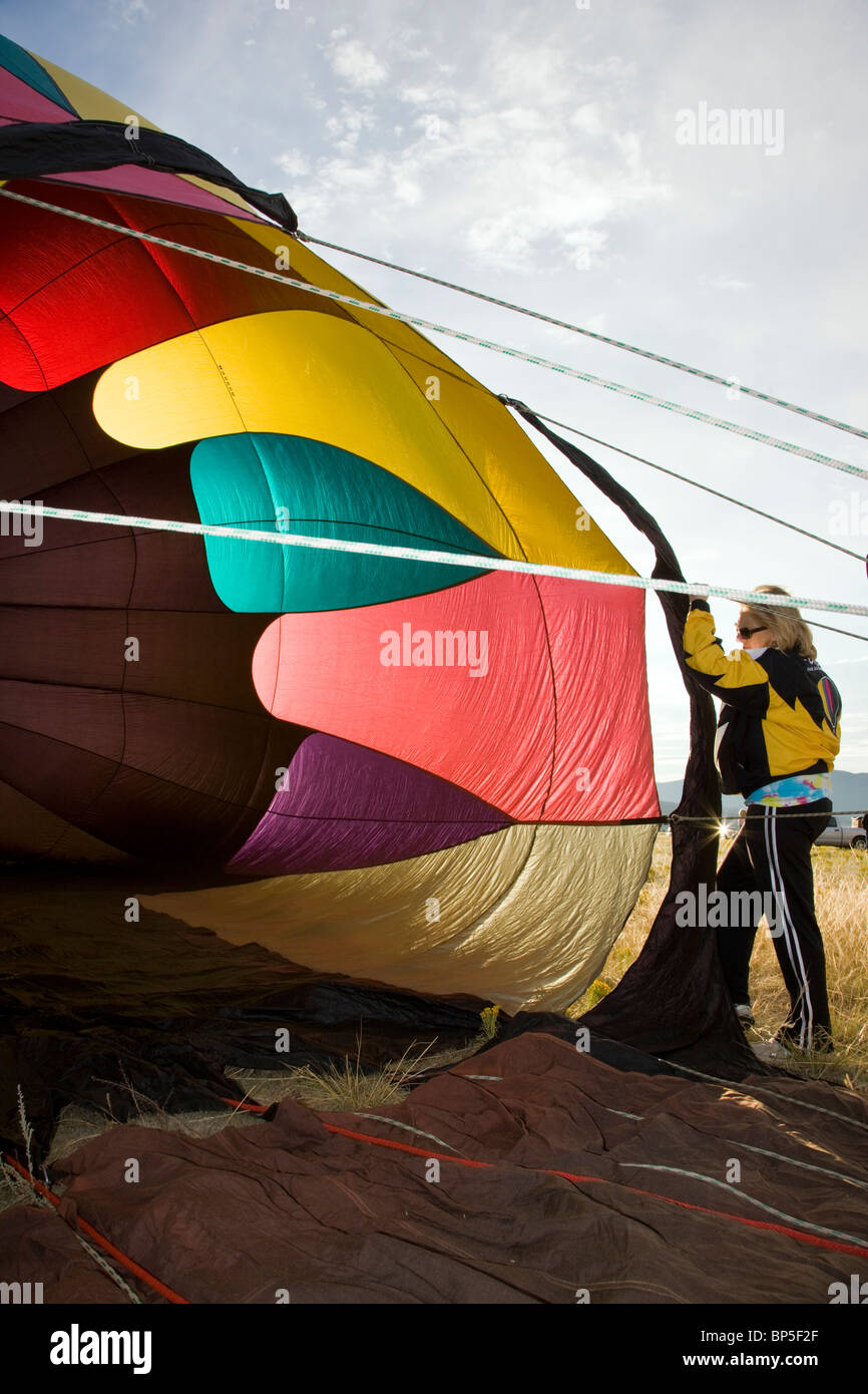 Hot air balloons at the annual Balloona Vista Festival, Buena Vista