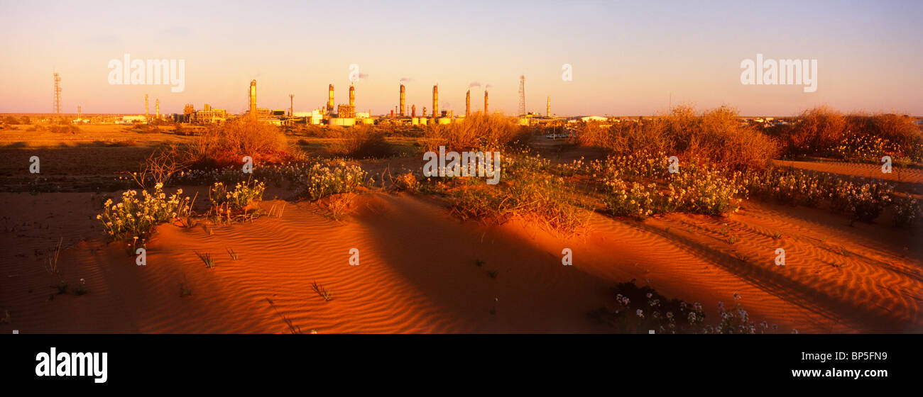 Gas & Oil production, Outback South Australia Stock Photo