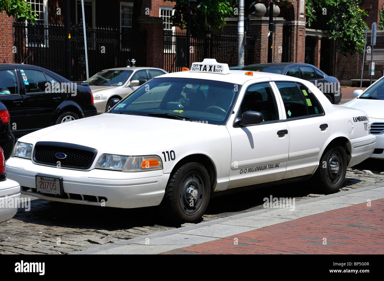 Taxi, Cambridge, Boston, Massachusetts, USA Stock Photo Alamy