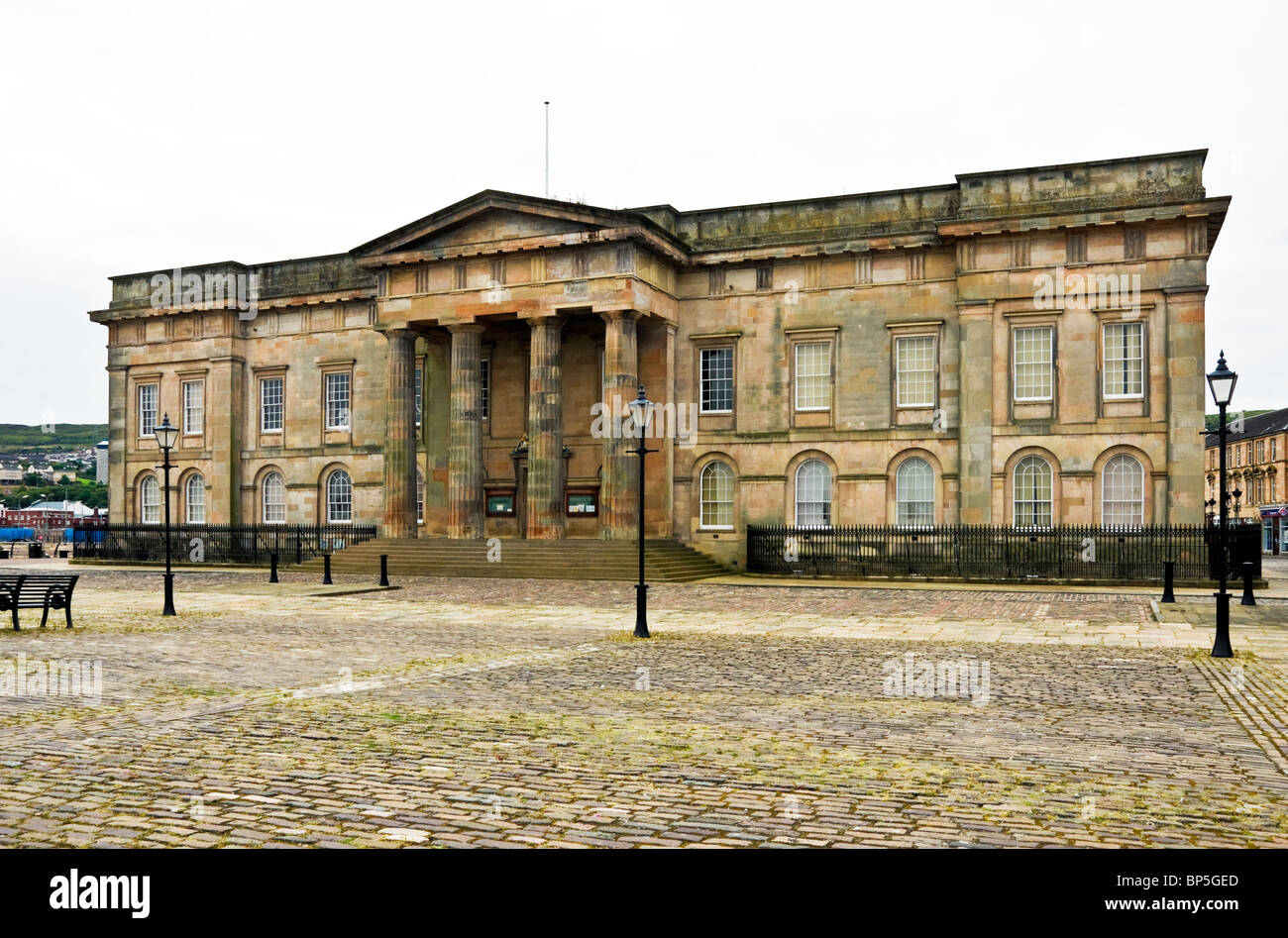 Greenock Custom House in Greenock Inverclyde Scotland Stock Photo Alamy