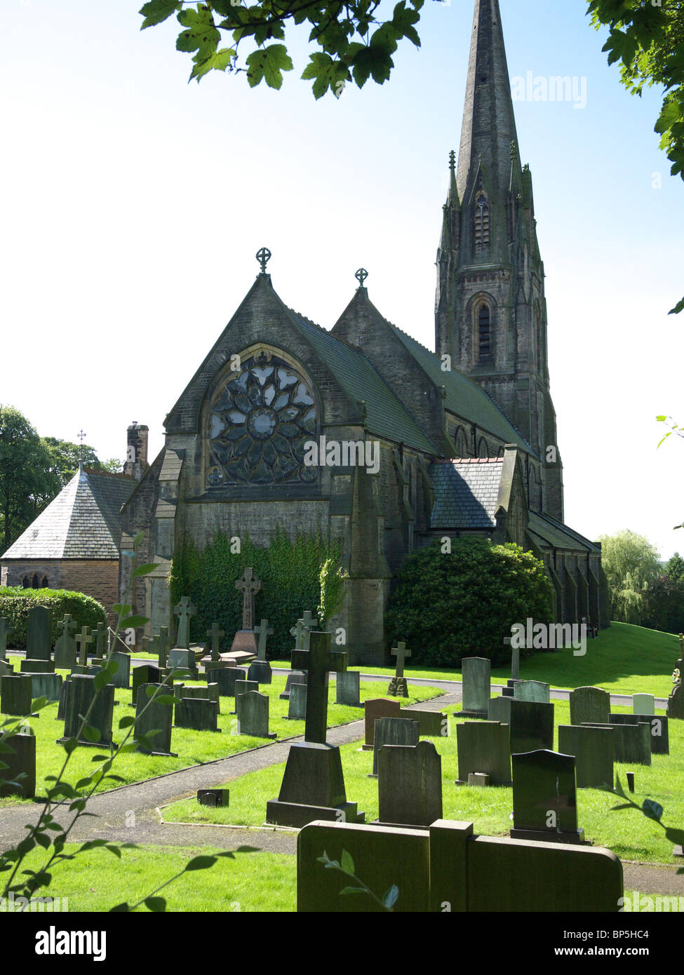 Our Lady and All Saints RC Church at Parbold, Lancashire, England, UK. Stock Photo