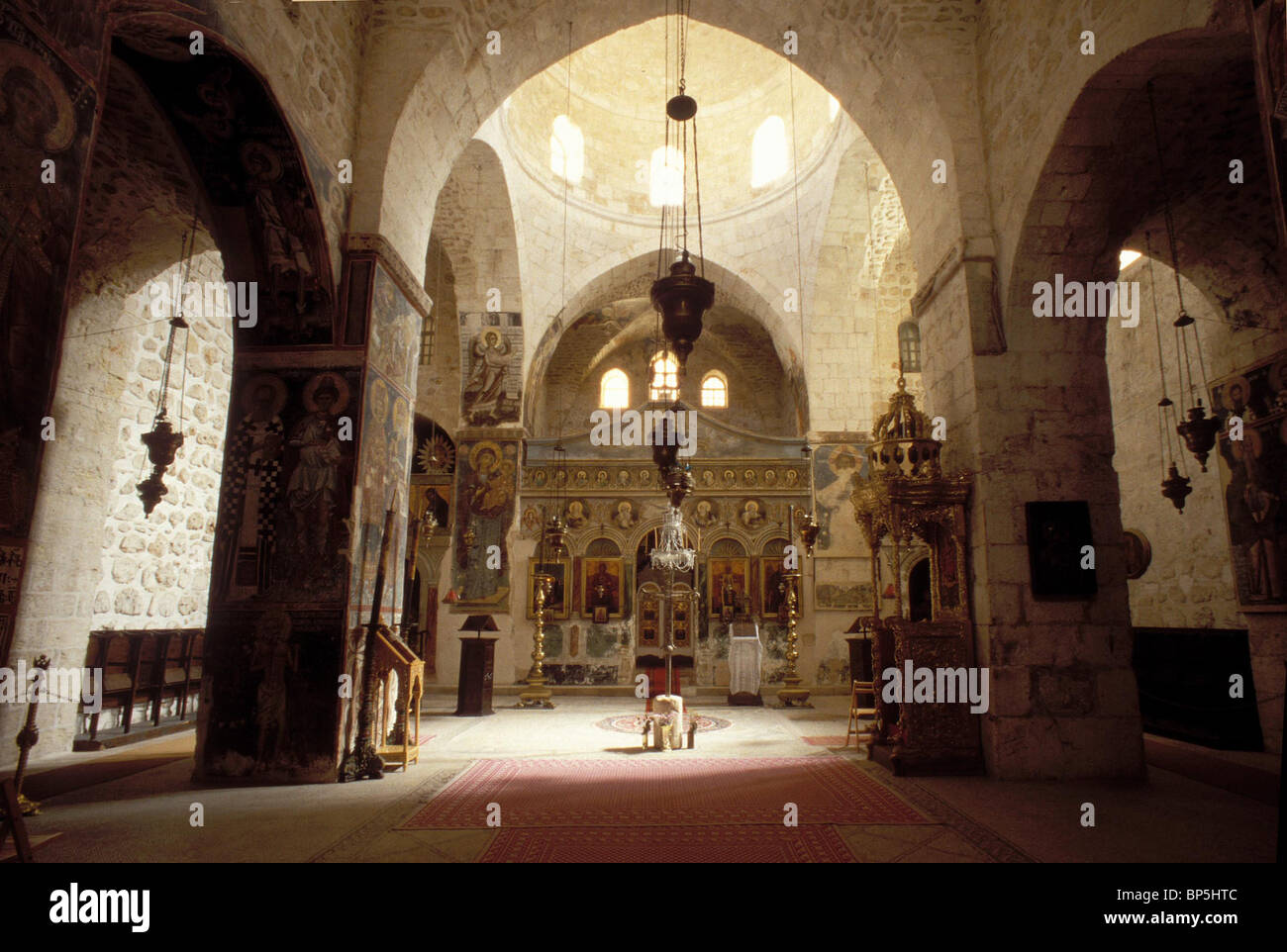 3314. MONASTERY OF THE CROSS IN JERUSALEM, THE CHURCH BUILT BY THE CRUSADERS IN 12-13TH. C. Stock Photo