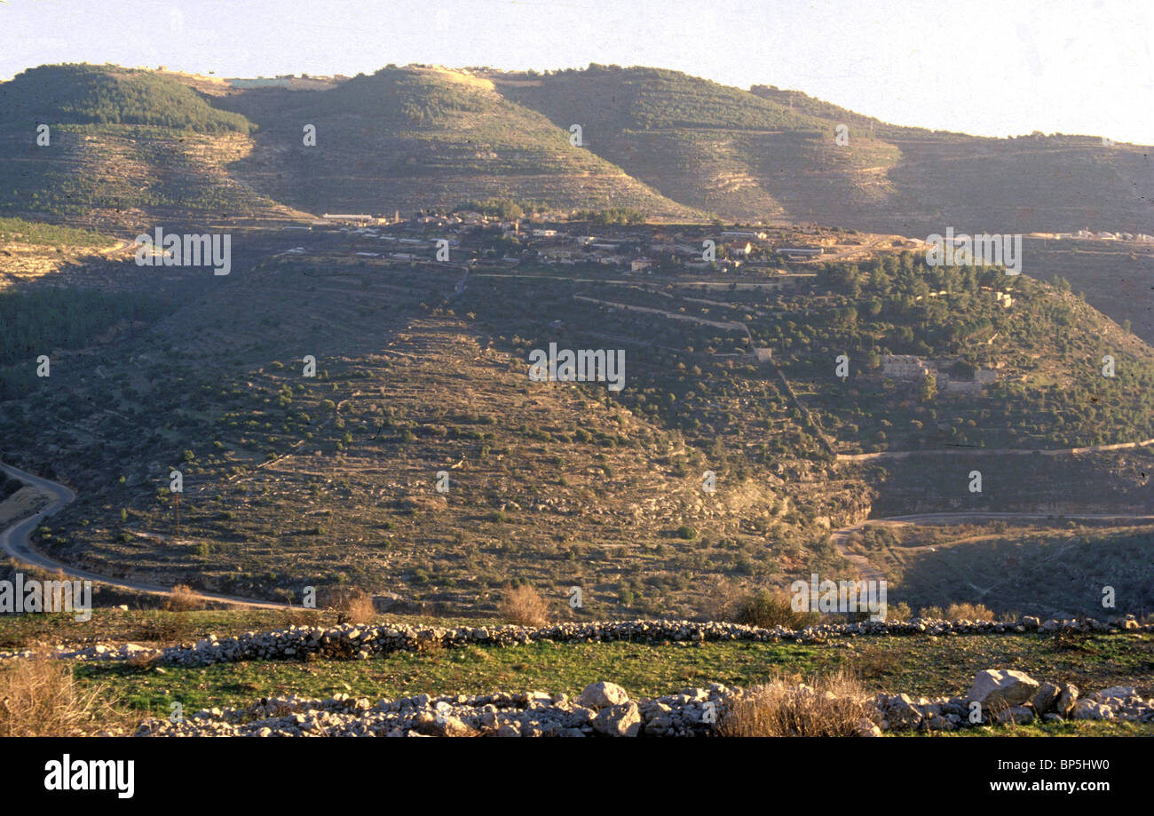 Jerusalem Mountains Map