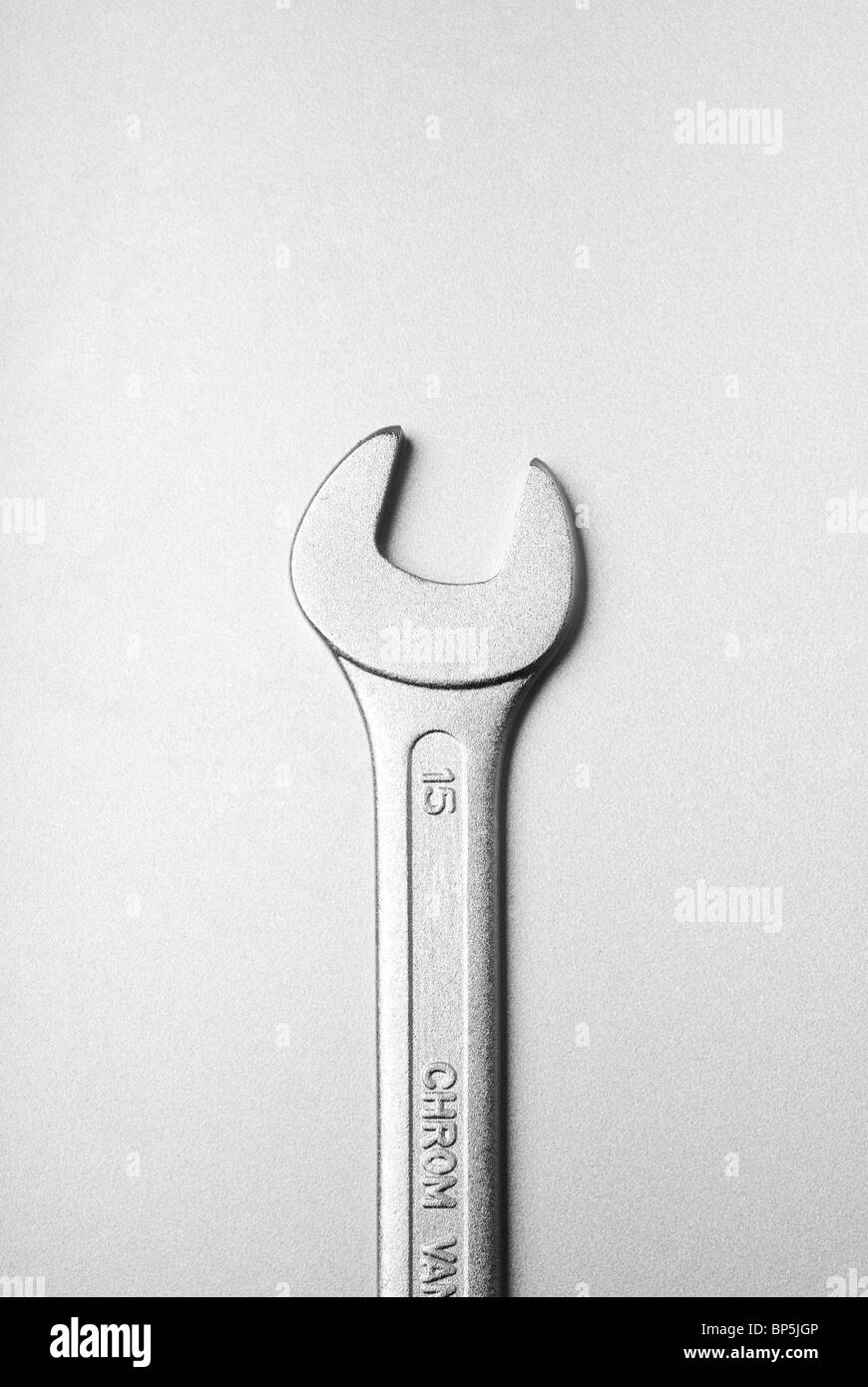 a wrench tool Stock Photo