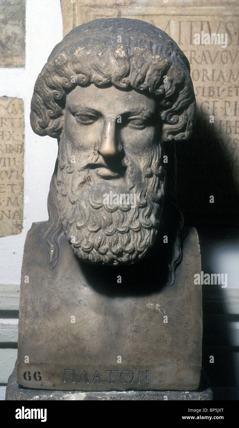 4340. PLATO ancient Greek philosopher, 428-348 BC, Stock Photo