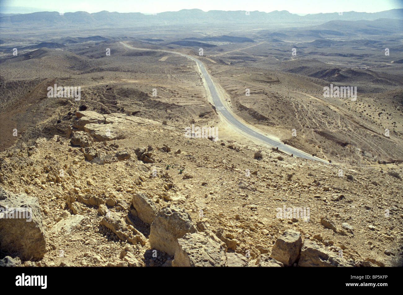 5197. AKRABIM, THE BIG CRATER IN THE CENTRAL NEGEV. Stock Photo