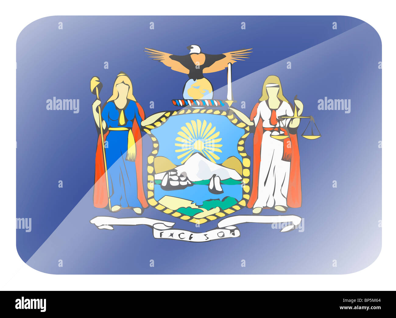 New York city flag Stock Photo - Alamy