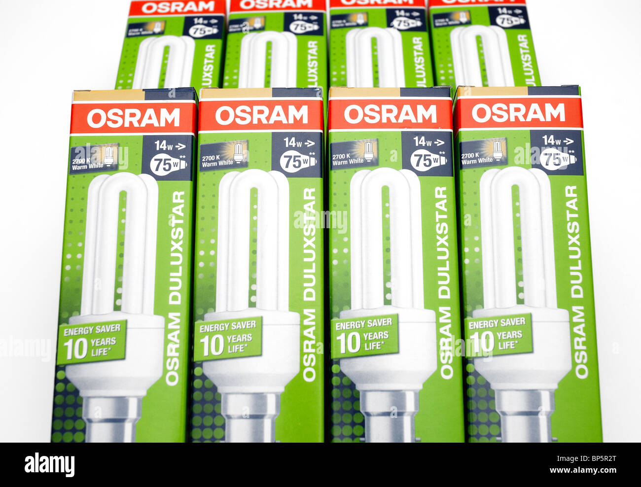 Osram energy bulbs boxed uk packaging Stock Photo - Alamy