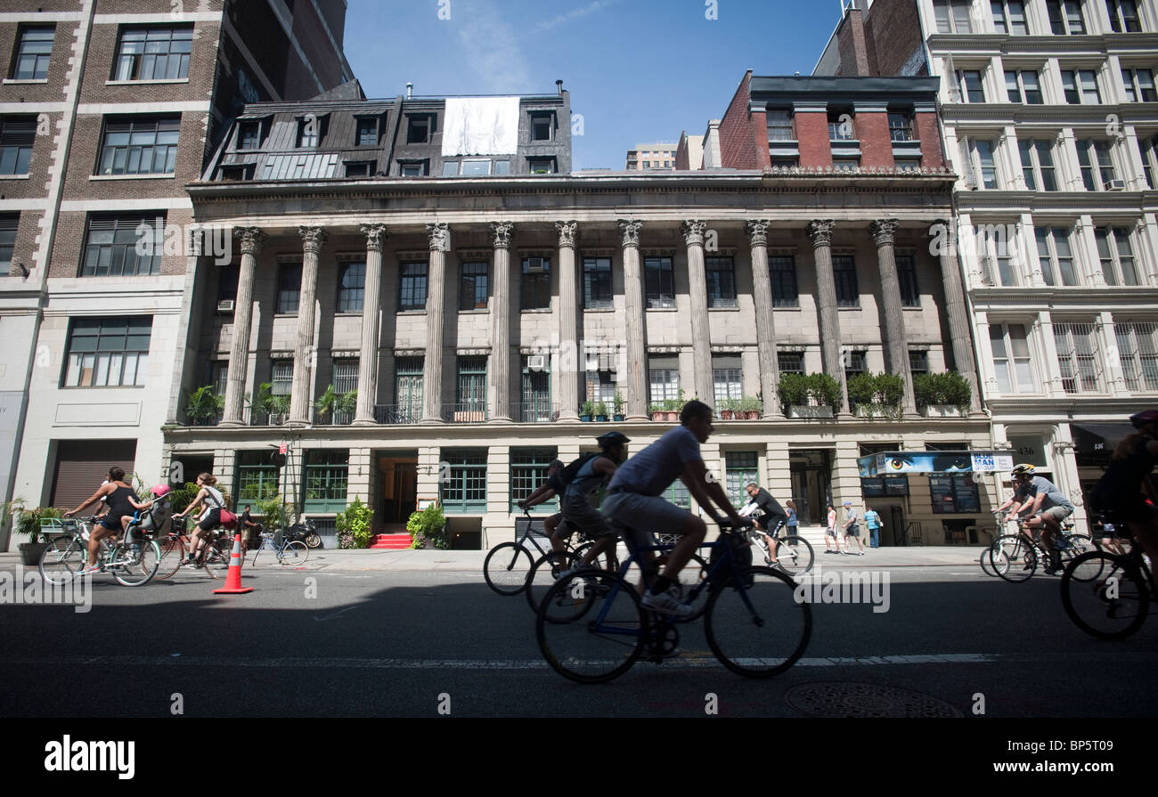 Four buildings of Colonnade Row in Greenwich Village/ Noho  in New York Stock Photo